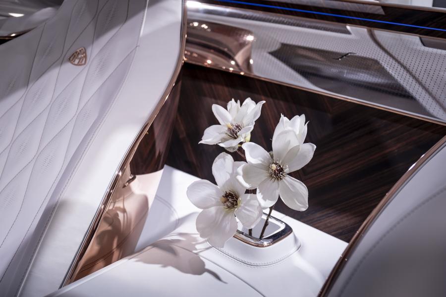Детали интерьера Vision Mercedes-Maybach Ultimate Luxury 2018 года  (фото 17 из 42)